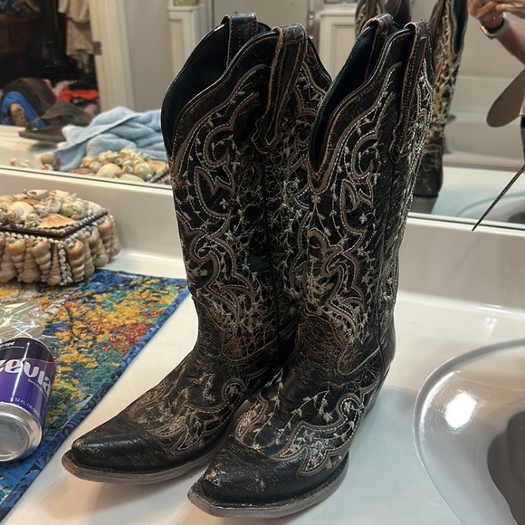 Ladies Leather western boots - Picture 5 of 8